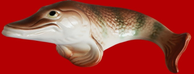 Фигурка декорат. "Щука" 6x7.5x15.5см