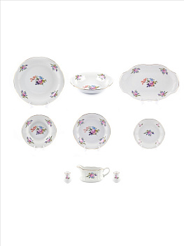 Столовый сервиз 24пр Камелия "Мейсеновский букет"