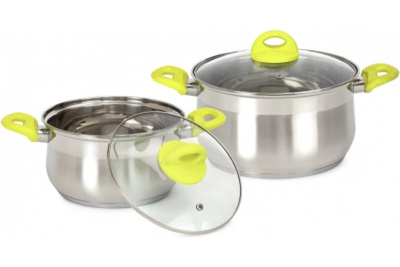 Набор кастрюль GLORY 2шт: 22см 3.5л, 26см 6л