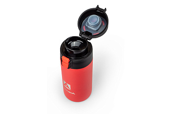 Термос 350мл текстурный красный 6ч