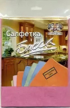 Салфетка "Блеск" 35*40см  микроволокно 80г/м2