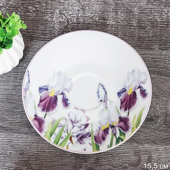 Блюдце 15.5см "Ирисы"
