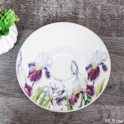 Блюдце 15.5см "Ирисы"