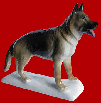 Фигурка декорат. "Немецкая большая овчарка" 8*5см