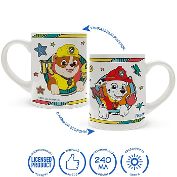 Кружка 240мл "Щенячий патруль" Кружка 240мл "Щенячий патруль"