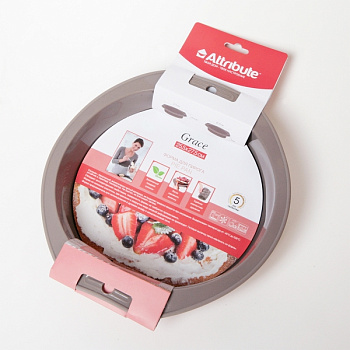 Форма силиконовая для пирога GRACE круглая 25см Форма силиконовая для пирога GRACE круглая 25см