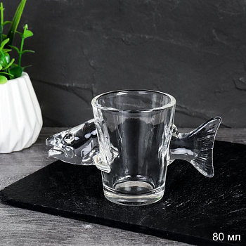 Стопка 80мл Рыба