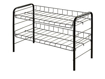 Этажерка д/обуви 43х66х30см разборная  метал. 2полки