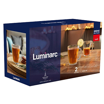 Набор кружек ВРЕМЯ ДЕГУСТАЦИЙ ЧАЙ 320мл 2шт