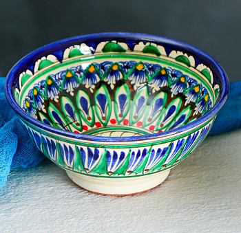 Салатник коса Риштан 500мл d15см микс