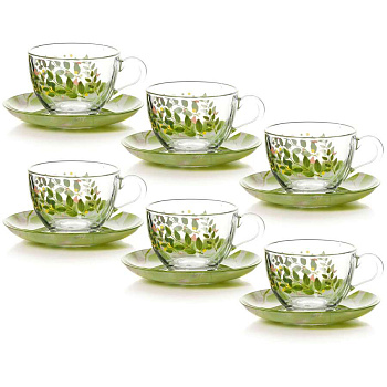 Набор чайный  БАТТЕРФЛАЙС 6перс. 215мл