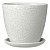 Горшок для цветов "Маджента крокус" белый 1.4л
