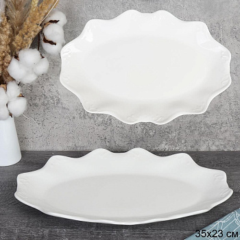 Блюдо фигурное 35*23см