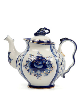 Чайник Голубая Рапсодия золото 960мл 210x137x165мм