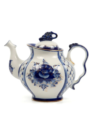 Чайник Голубая Рапсодия золото 960мл 210x137x165мм