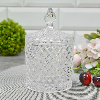 Ваза для печенья конфет 1100мл  d10.5 h17см