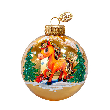 Шар "Лошадка игривая 1" 8см под.уп.