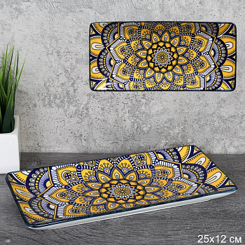 Блюдо прямоугольное 25см