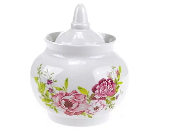 Сахарница 600мл "Оливия" ф.Гранатовый