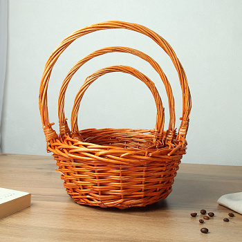 Корзина плетеная 18х8см