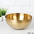 Чаша салатник 3л   Золотая 24.7х11.7см