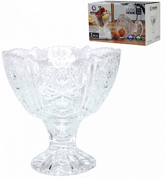 Набор креманок 2шт. 245мл h10.7 d10.7см