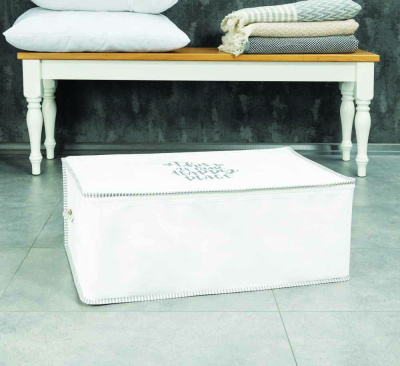 Кофр для хранения с ручками cosy 520x280x220мм 35л белый