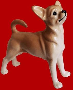Фигурка декорат. "Чихуахуа" 8x3x8см