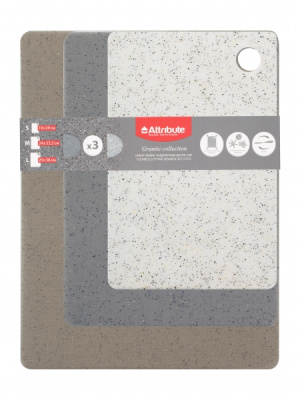 Набор гибких разделочных досок GRANITE COLLECTION 3шт 19*29 24*33.5 29*38см