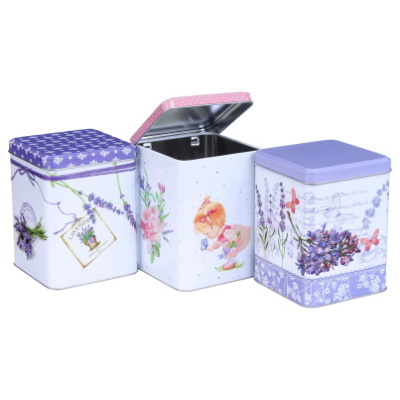 Жест. банка "Лаванда" 87*87h114мм 860мл