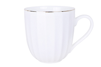 Кружка 360мл "Золотой лёд" ф. ребристая  TC03-M (6/48)