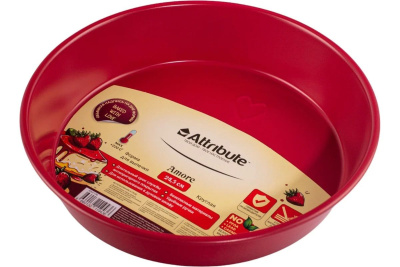 Форма для выпечки с антипригарным покрытием AMORE круглая 24.5х4.5см