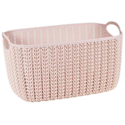 Корзина ВЯЗАНИЕ Чайная роза 4л   13x17x24см