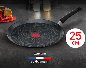 Сковорода блинная ULTIMAT 25см Tefal индикатор температуры