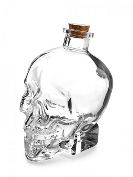 Штоф стекл. для крепких напитков ЧЕРЕП 800мл