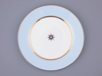 Тарелка 20см Азур голубой ф.Стандартная-2