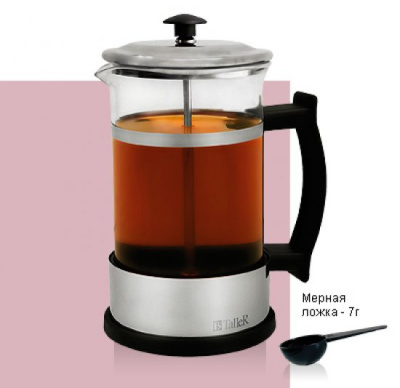 Чайник/кофейник с прессом "Аден" 600мл