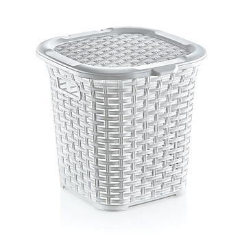 Корзина многофункц. плетён. белая 15л  310*298*300мм
