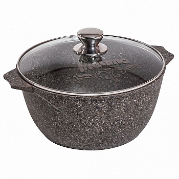 Казан для плова 30.5см 6л Premium mokko  стекл. крышка Казан для плова 30.5см 6л Premium mokko  стекл. крышка