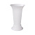 Ваза д/цветов под срезку d185 h310мм белый