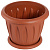 Горшок "Фелиция"  терракотовый 1.8л d18см с поддонником