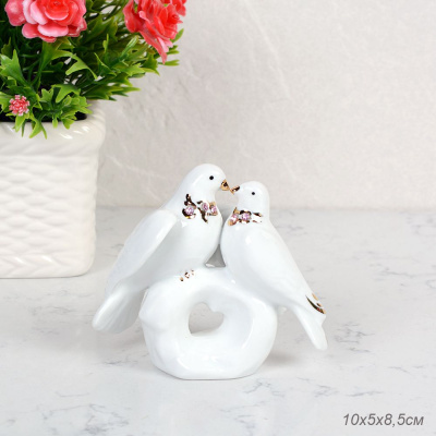 Статуэтка Влюбленные голуби 8.5см