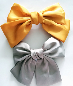 Заколка автомат. с бантом