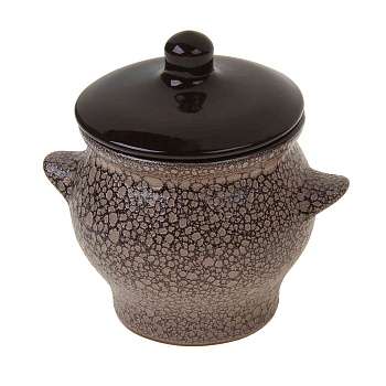 Горшок для жаркого №6 650мл МРАМОР