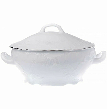 Супник 2.7л "Рококо Узор+Платина"