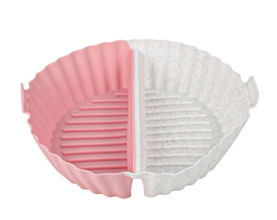 Форма для выпечки 20*5см 2 секции с ручками  микс