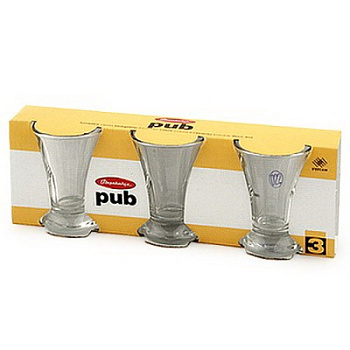 Набор стопок 3шт ПАБ низкие 60мл