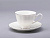 Чашка с блюдцем 220мл "Платиновая лента" ф. Нега костяной фарфор
