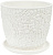 Горшок для цветов "Камешки" белый  2.15л
