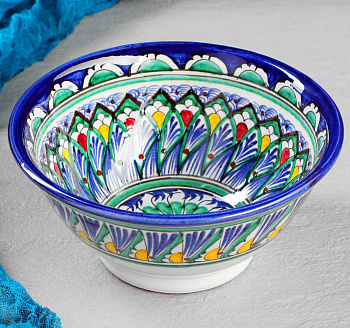 Салатник коса Риштан 900мл d18см микс